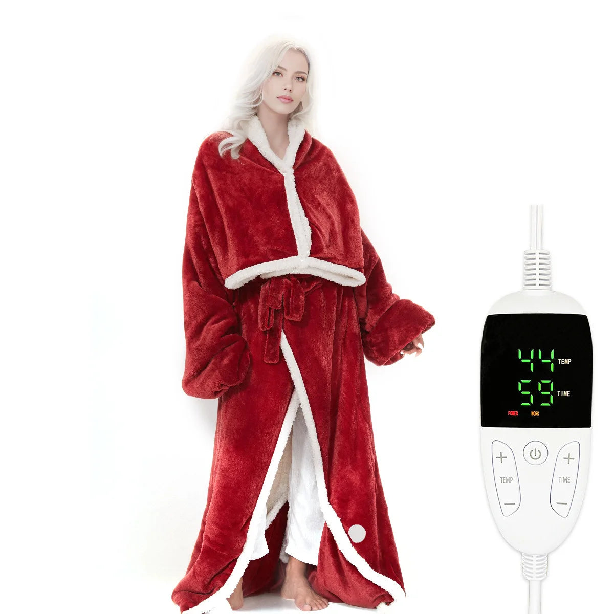 Heated Wearable USB Travel Blanket